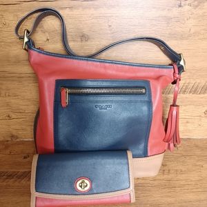 Coach Legacy Collection Colourblock Leather Duffle